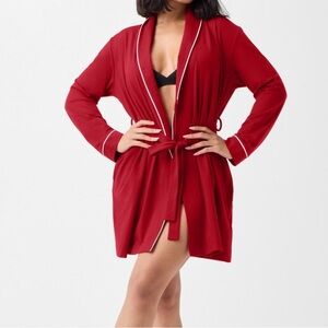 NEW FABLETICS Cloud Jersey Sleep Robe SIZE: S